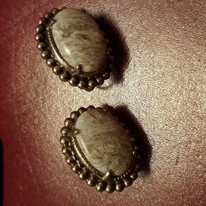 JJJ CO vintage Sterling Gemstone Èarrings
